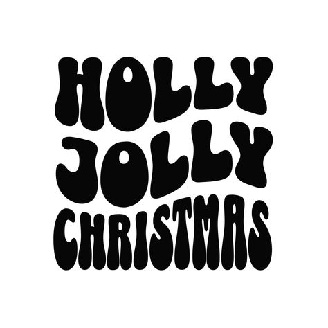 Holly Jolly Svg, Family Holiday Cards, Retro Svg, Holly Jolly Christmas, Christmas Retro, Retro Holiday, Christmas Fonts, Christmas Projects Diy, Christmas Svg Files