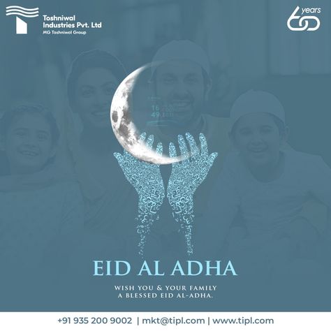 Eid al Adha Post
| Toshniwal Pvt. Ltd. 
#nationaldoctorsday #eid #socialmediaeidaladha
#shivgraphicdesigner
#socialmediapost
#socialmediaads Eid Al Adha Quotes, Eid Ul Fitr Creative Ads, Eid Al Fitr Creative Ads, Eid Ul Adha Social Media Post, Eid Ul Adha Creative Ads, Eid Al Adha Design, Eid Creative, Eid Social Media Post, Eid Ul Adha Post