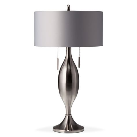 Silver table lamps