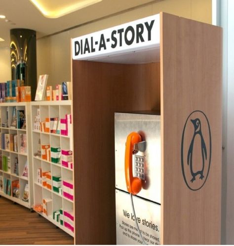 Great Experiential Marketing: Penguin Books Australia’s ‘Dial-a-Story’ Experiential Activation, Experiential Marketing Campaigns, Interactive Retail, Writing Wall, Experiential Marketing Events, Marketing Activations, Marketing Magazine, Interactive Events, Interactive Exhibition