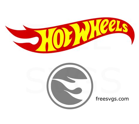 Hot Wheels Cricut Projects, Hot Wheels Svg Free, Hot Wheels Svg, Logo Svg Free, Cricut Disney, Tool Logo, Wheel Logo, Logo Shapes, Unique Logo Design