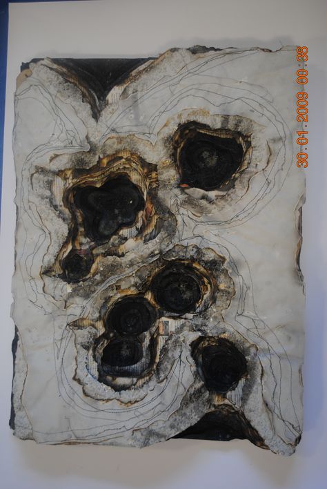 Unit 1: Corrosion and Decay, final outcome Decay Art, A Level Textiles, Art Alevel, Growth And Decay, Gcse Art Sketchbook, Textiles Projects, Gcse Art, A Level Art, Ap Art