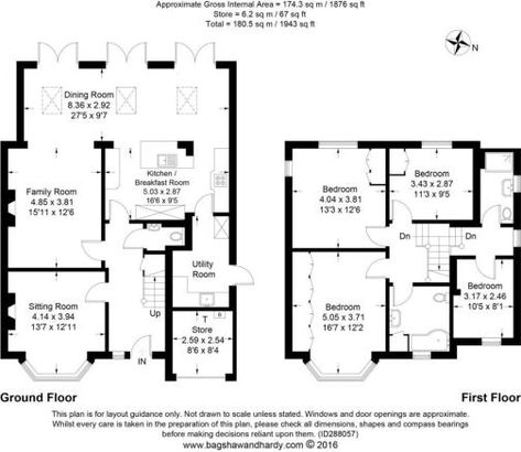 Rightmove.co.uk 1930s House Renovation Floor Plans, Semidetached Houses Floor Plan, 1930s House Floorplan, 1930s House Extension Floorplan, 1930 House Renovation, Semi Detached House Extension, 1930s House Extension, 1930s Semi Detached House, House Plans Uk