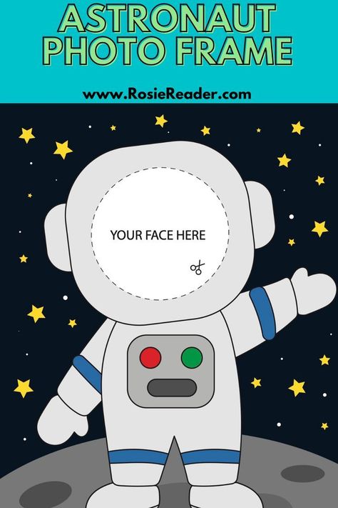 This contains: This astronaut photo frame is FREE and a super great space theme party favor!! Space Activities For Preschoolers, Astronaut Activities, Astronaut Craft, Astronaut Photo, Science Exhibition Ideas, Outer Space Activities, Shape Activities Kindergarten, Space Theme Classroom, Space Preschool