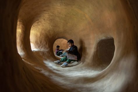 A community centre in Bangladesh designed by German architect Anna Heringer has won the second edition of the prestigious Obel Award. Big Architects, Lake Flato, Rammed Earth Wall, Two Storey House, Rammed Earth, Therapy Room, A Love Letter, Human Development, Sustainable Architecture