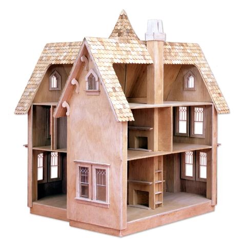 Fairfield Dollhouse, Spooky Dollhouse, Dollhouse Interiors, Wooden Doll House, Diy Doll House, House Kits, Haunted Dollhouse, Antique Dollhouse, Doll House Plans