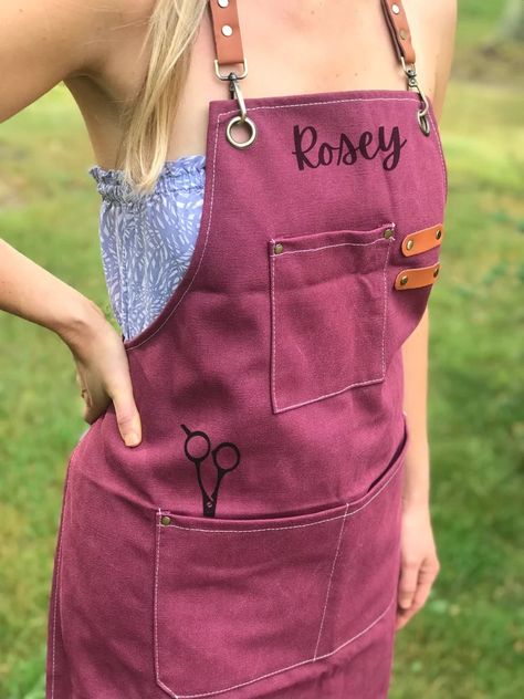 Hairstylist Apron With Pockets Hairdresser Gift Apron for Hair Stylist Customized Apron Personalized Hairstylist Apron for Salon Apron - Etsy Plus Size Apron, Hairstylist Apron, Customised Aprons, Salon Aprons, Stylists Aprons, Personalized Apron, Custom Apron, Aprons For Women, Hairdresser Gift