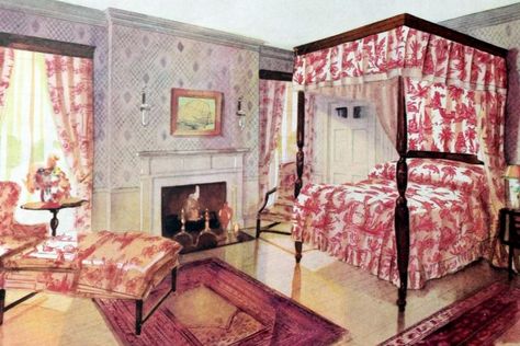 12 examples of classic bedroom decor from the early 1900s - Click Americana 1920s Bedroom Decor, 1920s Bedroom, 1920s Home Decor, Classic Bedroom Decor, Fine Antique Furniture, 1920s House, Bedroom Size, Bedroom Decor Cozy, Bedroom Furnishings