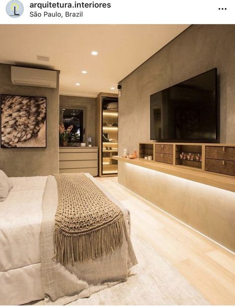 latest bedroom marble floor design Contemporary Modern Bedroom, Bedroom Marble, Luxury Hotel Bedroom, Bedroom Interior Design Luxury, Architect Design House, Style Deco, Home Design Decor, Home Room Design, Apartment Interior