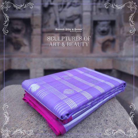 Prakash Silks Kanchipuram, Kailasanathar Temple, Prakash Silks, Fancy Silk Sarees, Kanchipattu Sarees, Saree Color Combinations, Blouse 2023, Sarees Traditional, Kanjivaram Sarees Silk