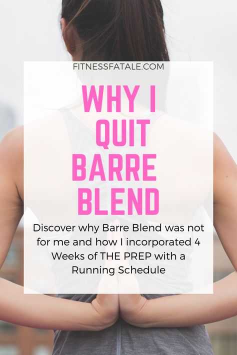 Learn more about why I quite Barre Blend and discover how I incorporate 4 Weeks of THE PREP with a running schedule. #beachbody #barreblend P90x Workout Schedule, 80 Day Obsession Workout, Barre Blend, P90x Workout, Running Schedule, Beachbody Programs, 80 Day Obsession, Beachbody Workouts, Workout Calendar