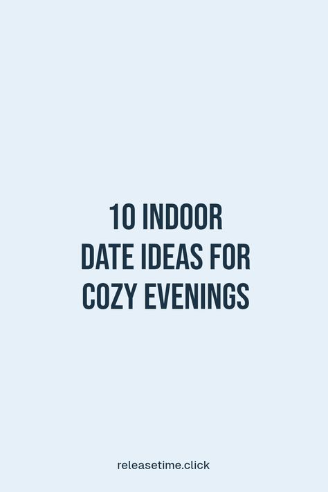 Stuck at home on a rainy day? No worries! Check out these 10 creative indoor date ideas that will turn your house into a romantic getaway. Whether it’s a cozy movie night, cooking together, or experimenting with fun games, your indoor date can be filled with laughter and connection. Perfect for when the weather is tough, these ideas help deepen your bond while having a blast at home. Who says staying in can’t spark romance? Get inspired and make your next date night truly memorable! Stay Home Date Ideas, Indoor Dates, Indoor Date Ideas, At Home Dates, Day Date Ideas, Spa Night, Calming Music, Stuck At Home, Romantic Getaway