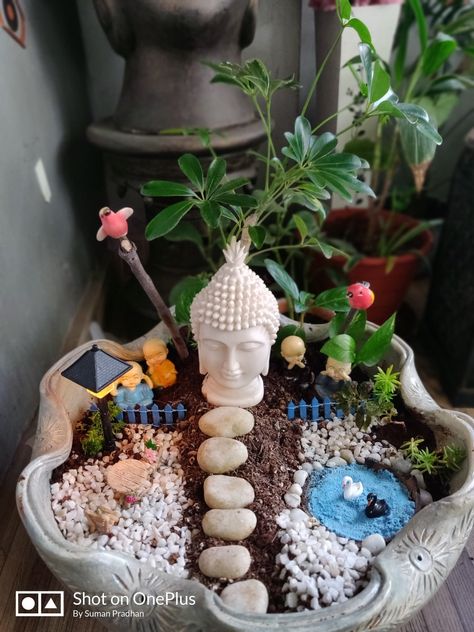 Fairy Zen Garden, Zen Garden Design Miniature, Crystal Zen Garden, Zen Garden Miniature, Desktop Zen Garden, Miniature Zen Garden, House Planning, Mini Fairy Garden, Asian Decor