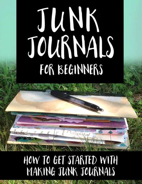 Handmade Journals Diy, Journal D'art, Art Journal Prompts, Smash Journal, Diy Journal Books, Album Scrapbooking, Junk Art, Vintage Junk, Vintage Junk Journal