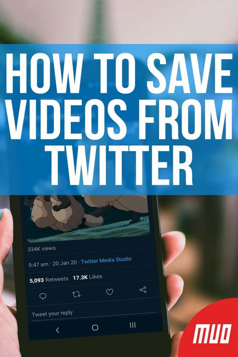 MakeUseOf.com — Technology, Simplified —  Unfortunately, Twitter doesn’t offer a native way to save videos.  In this article, we show you how to save videos from Twitter. And if you use a Twitter video downloader tool, it’s quick and simple to download your favorite videos across all devices.  #Twitter #Video #Data #PersonalData #Download #HowTo #SocialMedia Twitter Videos, Save Videos, Computer Hacks, Types Of Websites, Technology Hacks, Twitter Video, Save Video, Mobile Video, Hacking Computer