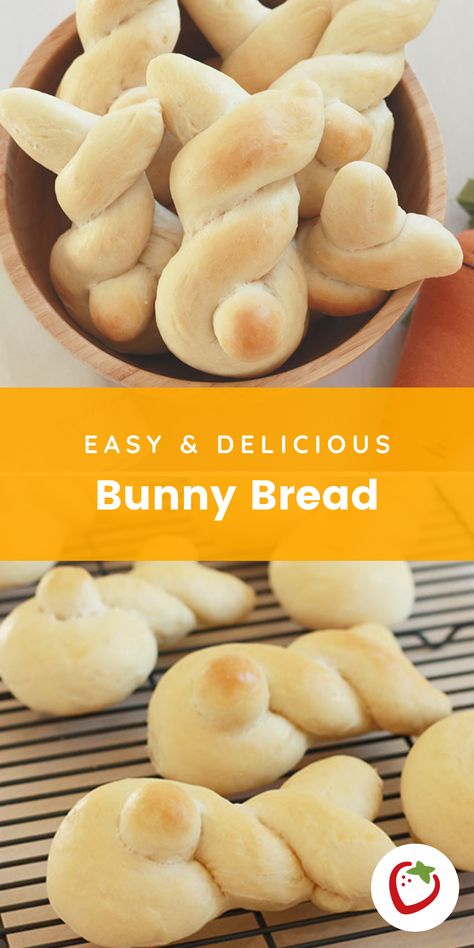 Easter Bunny Rolls, Easter Rolls, Bunny Rolls, Cute Easter Desserts, Bunny Buns, Bunny Bread, Sweet Bread Rolls, Easter Appetizers, Easter Dishes