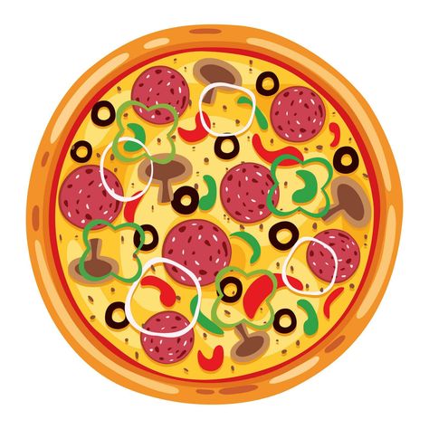 Vector Illustration Of Fresh Pizza Pizza Icon, Fresh Pizza, Pizza Vector, Vector Art, Vector Free, Vector Illustration, Pizza, Portfolio, Clip Art