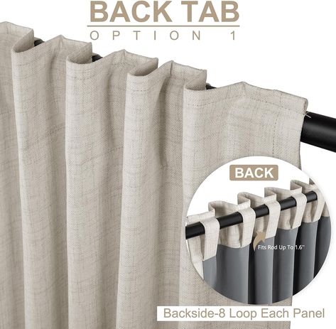 Amazon.com: 100% Blackout Shield Linen Blackout Curtains for Bedroom 84 Inches Long,Back Tab/Rod Pocket Living Room Drapes,Thermal Insulated Textured Blackout Curtains 2 Panels Set,50" W x 84" L,Cream : Home & Kitchen Shelving Curtains, Fabric Art Tutorials, Cream Blackout Curtains, Insulated Drapes, Blackout Curtains Bedroom, Long Living Room, Linen Blackout Curtains, Living Room Drapes, Bath Seats