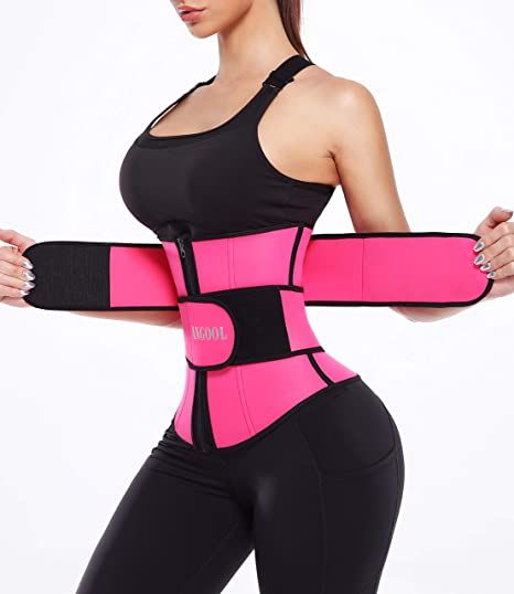 Workout Plus Size, Double Belt, Waist Trimmer, Women Workout, Waist Trainer, Plus Size, Zipper, For Women, Design