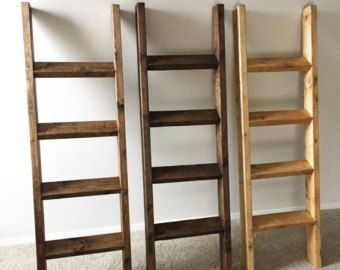 Ladder Bedroom, Blanket Organizer, Ladder Blanket, Wood Blanket Ladder, Rustic Blanket Ladder, Farmhouse Ladder, Farmhouse Diy Projects, Quilt Ladder, Rustic Blankets