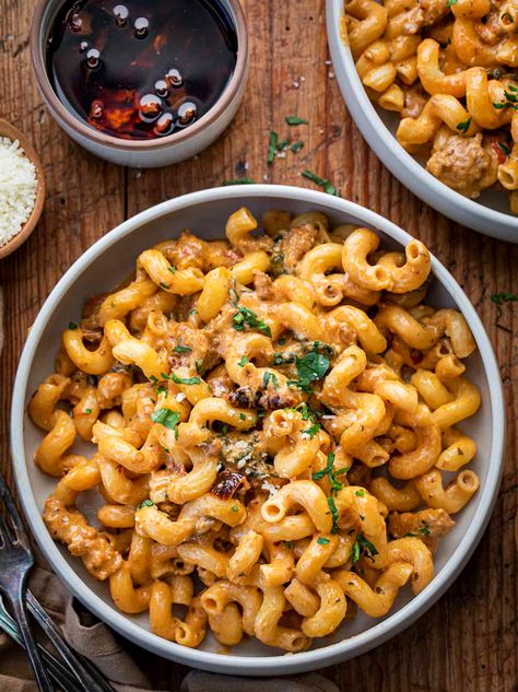 Recipes With Cavatappi Pasta, Cavatappi Recipes, Sausage Cavatappi, Cavatappi Pasta Recipes Healthy, Southwest Beef Cavatappi, Creamy Beef Cavatappi, Cavatappi Pasta Recipes Vegetarian, Cavatappi Pasta Recipes, Pasta Spicy Sausage