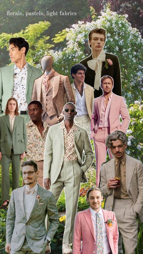 Pastel Groomsmen, Casual Groomsmen Attire, Men Wedding Attire Guest, Dubai Wedding Dress, Pastel Wedding Dresses, Casual Groomsmen, Wedding Guest Suits, Wedding Party Groomsmen, Men Attire