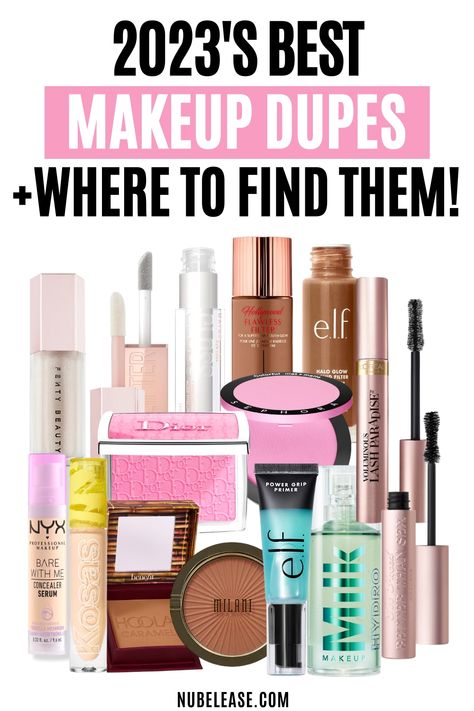 2023's Best Makeup Dupes + Where to find them online and in store! Best Target Makeup, Walmart Makeup, Best Foundation For Oily Skin, Target Makeup, Silver Smokey Eye, Foundation For Oily Skin, Expensive Makeup, Popular Makeup, Best Drugstore Makeup