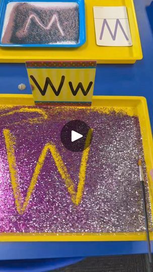 23K views · 398 reactions | Explore the magic of the letter 'W' at our multisensory letter table. This video highlights eng | Explore the magic of the letter 'W' at our multisensory letter table. This video highlights engaging activities that involve seeing, hearing, and... | By Preschool Vibes | A preschooler's ability to
learn letters is largely determined by their engagement.
Many studies have shown that multisensory learning is the
way to go. Here's what my multisensory letter table for
the letter W looks like this week. We use many pieces of
chalk to help students use the tripod grasp. They're going to
practice capital and lowercase W on this handwriting without
tears chalkboard. Then I use a baby wipe to erase. Next my
students are obsessed with learning how to spell
watermelon with Letter W Sensory Bin, W Activity For Preschool, W Activities For Preschool, Letter W Activities, Preschool Vibes, Multisensory Learning, Handwriting Without Tears, Multi Sensory Learning, Multisensory Activities