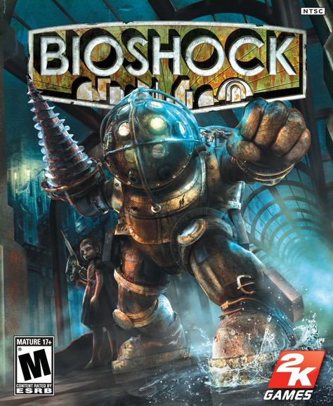 "Bioshock" Developed by Irrational Games (2007) Bioshock 1, Bioshock Game, Nerdy Christmas, Bioshock 2, Xbox 1, Games To Buy, Bioshock, Grand Theft Auto, Xbox 360