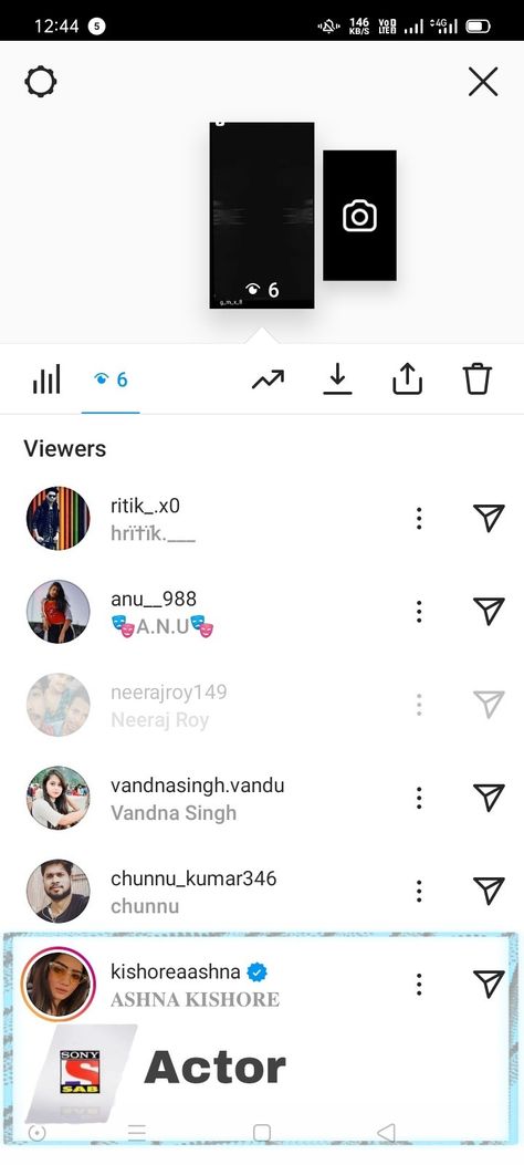 Instagram Story.With Actor- AshnaKishore Instagram Story Viewers, Instagram Story, Actors, Quick Saves, Instagram