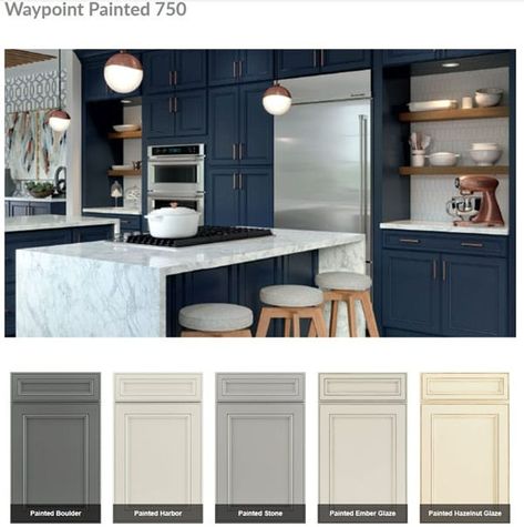 Types Of Cabinet Doors, Waypoint Cabinets, Kitchen Soffit, Cabinets Doors, Vanity Cabinets, Rta Cabinets, Home Improvement Products, Kitchen Design Plans, Types Of Cabinets