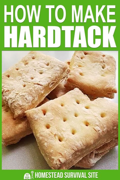 Bread Pairings, Hard Tack Recipe, Hard Tack, Survival Food Kits, 400 Calorie Meals, Survival Foods, Emergency Preparedness Food, Emergency Food Supply, Survival Hacks