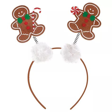 Gingerbread Men Head Bopper New Year Headband, Halloween Costume Shop, Cowboy Christmas, Christmas Headband, Christmas Feeling, Kids Party Supplies, Sports Themed Party, Gingerbread Men, Christmas Decorations For The Home