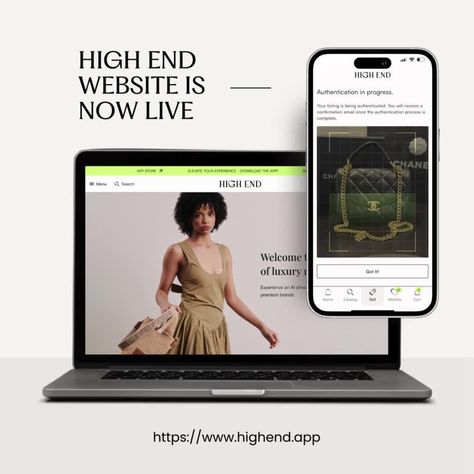 You asked - We listened!  We are thrilled to announce the launch of our website! Now you can shop your favourite luxury brands conveniently on the web.   Stay tuned for an exciting competition you do not want to miss  on our next post 😉  Happy shopping and selling!  #JoinHighEnd #HighEnd Website Relaunch Announcement, Website Launch Announcement Posts, Website Launch Idea, Launch Post, Website Launch, Premium Brands, Layout Ideas, Luxury Brands, To Miss