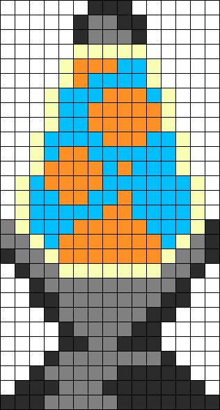 Lava Lamp Perler Perler Bead Pattern / Bead Sprite Lava Lamp Pixel Art, Lava Lamp Perler Bead Patterns, Lava Lamp Perler, Perler Bead Lava Lamp, Lava Lamp Perler Beads, Hama Bead, Kawaii Cross Stitch, Perler Creations, Seed Bead Crafts