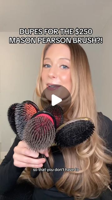 Abbey Yung on Instagram: "The Denman brush is linked in my bio under ‘ My Amazon Favorites’ > ‘Hair Tools & Accessories’ and both Mason Pearson & Oribe are in my bio under ‘Favorite Beauty Products��’ > ‘Hair Tools & Accessories’ Did I miss any that I still need to try out?! #masonpearson #hairbrush #dupes #hairtools" Oribe Hair Products Aesthetic, Mason Pearson Brush Aesthetic, Mason Pearson Brush, Denman Brush, Oribe Hair Products, Mason Pearson, Amazon Favorites, Beauty Favorites, Girl Hair