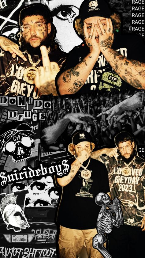 #suicideboys #g59 #itried #scrimnruby Scrim Rapper Aesthetic, Eminem Funny, $b Wallpaper, Western Wallpaper Iphone, Rap Wallpaper, Wallpaper Iphone Neon, Trippy Wallpaper, Man Crush Everyday, Abstract Art Wallpaper