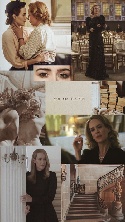 dark academia aesthetic wallpaper of Sarah Paulson in Ratched, American Horror Story and Ocean’s 8 Sarah Paulson Aesthetic, Cate Blanchett Carol, Academia Aesthetic Wallpaper, Dark Academia Aesthetic Wallpaper, Nurse Ratched, American Horror Story 3, Old Fashioned Love, Oceans 8, American Horror Story Coven