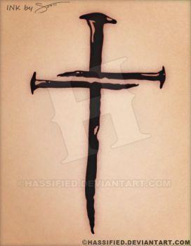 Cross Made Out Of Nails Tattoo, Cross Made Of Nails Tattoo, Cross Of Nails Tattoo, 3 Nails Cross Tattoo, Forearm Cross Tattoo Men, Nail Cross Tattoo, Cross Shoulder Tattoos, Christian Cross Tattoos, Valhalla Tattoo