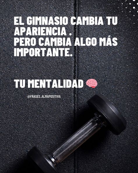 Esta comprobado que el gym es terapéutico! Recuerda para que se convierta en hábito necesitas 21 días.#gym #terapia #saludmental #disiplina #cambios Frases Gym, Frases Fitness, Fitness Girl, Gym Time, Gym Rat, Gym Motivation, Words Of Wisdom, Vision Board, Gym