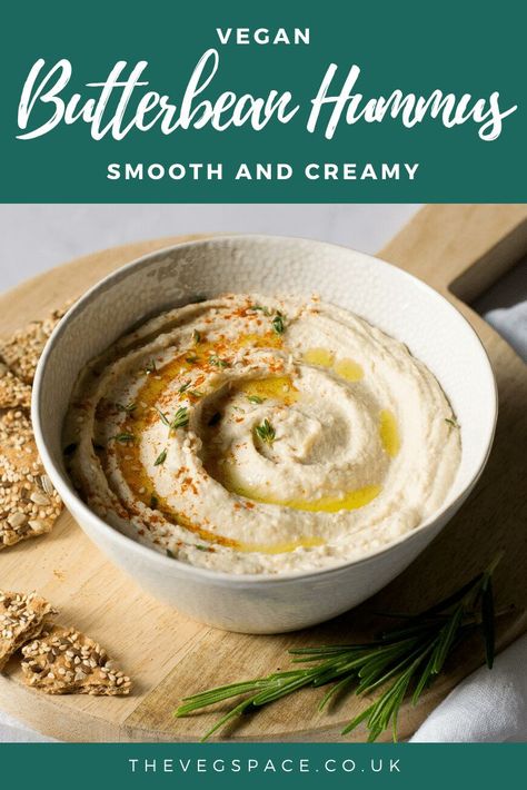 The Best Hummus, Best Hummus Recipe, Best Hummus, Butter Beans Recipe, Spicy Hummus, Bean Hummus, Make Hummus, Vegan Dip, Vegan Hummus