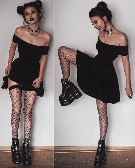 Goth Outfit Ideas, Casual Goth, Alt Outfits, Teenage Fashion, Alt Fashion, Gothic Outfits, Goth Outfits, Alternative Outfits, Date Outfits