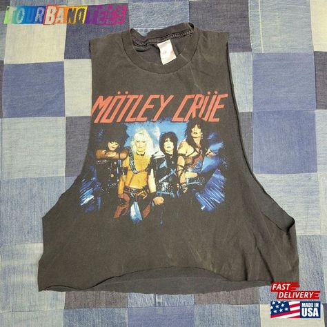 Motley Crue Tank Top, Motley Crue Shirt, Band Tank Tops, Motley Crüe, Top Band, Mötley Crüe, Motley Crue, Crop Tank Top, Band Tees