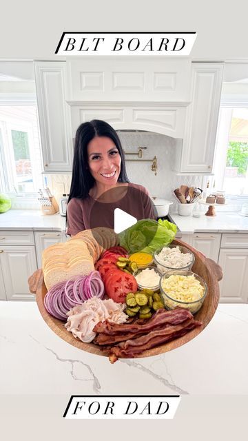 Carla Bushey - Always keepin’ it real on Instagram: "If you need an easy way to entertain, this BLT Board is the way to go! I don’t only add the main ingredients 🥓 🥬 🍅 but also other fun fixings and salads for everyone to make their own creations!
.
Comment BLT and I’ll send you the list of everything I used, right to your DM!
.
#blt #bltsandwich #sandwich #americanclassic #fathersdaygifts #foodboard #charcuterieboard #summerentertaining" Blt Board, Carla Bushey, Perfect Blt, Classic Blt Sandwich, Blt Sandwich, Summer Gathering, Summer Entertaining, Way To Go, Charcuterie Board