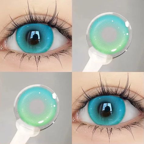 Brand Name: YICKYUE Item Type: Color Contact Lenses Model Number: Contact Lenses Material: HEMA-NVP Package Quantity: TWO PIECES Thickness(mm): 0.06-0.15 mm Hign-concerned Chemical: None Number of Pieces: COMBO External Testing Certification: ce Diameter (mm): 14.0-14.5mm Contact Lenses Type: Yearly Disposable Certification: CE Anime Makeup Products, Color Contacts, Tomboy Makeup, Green Contact Lenses, Green Cosplay Contacts, Olive Green Contact Lenses, Turquoise Contact Lenses, Cool Contacts, Rare Eye Colors