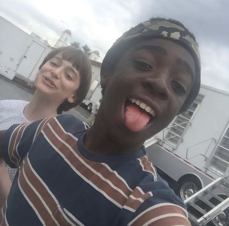 Will And Lucas, Stranger Things Bts, Lucas Stranger Things, Caleb Mclaughlin, 11 Stranger Things, Tv Musical, St Cast, Stranger Things Kids, Stranger Things Actors