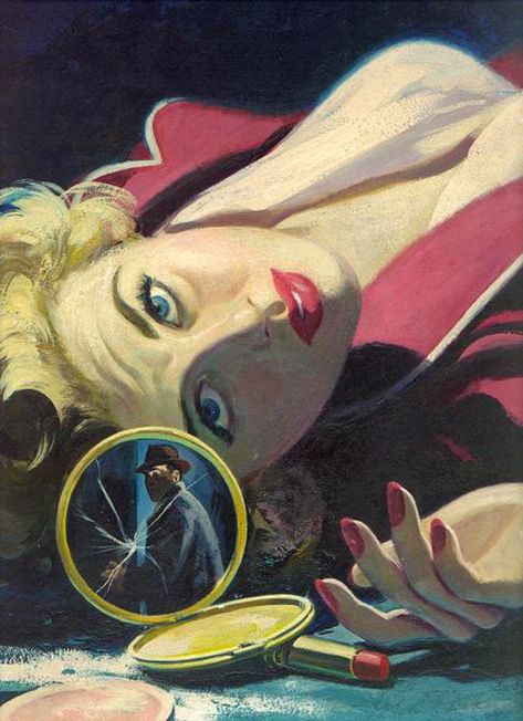 Arte Pulp, Cover Painting, Horror Book Covers, Pulp Fiction Book, Pulp Fiction Art, Vintage Pop Art, Art Cover, Cover Illustration, 1950s Style