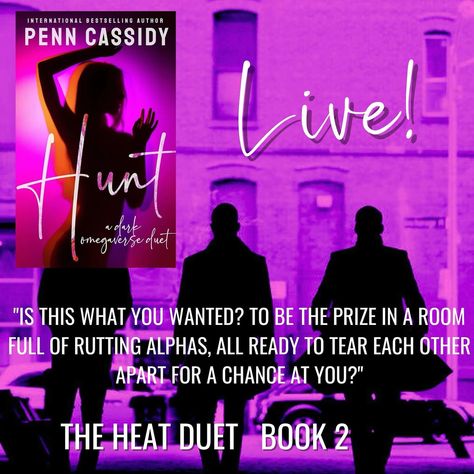 🩷 NOW LIVE 🩷 Hunt the final book in the Heat Duet a dark why-choose omegaverse romance by Penn Cassidy is now available on Amazon! Get your copy here…. https://www.amazon.com/Hunt-Dark-Omegaverse-Novel-Heat-ebook/dp/B0DD6RPRKS #darkromancereads #whychoosebooks #omegaversebooks #penncassidy #readnow Book Recs, Reading Romance, Bestselling Author, The Heat, Romance, Heat, Books, Quick Saves