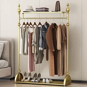 Wall mounted clothing rack