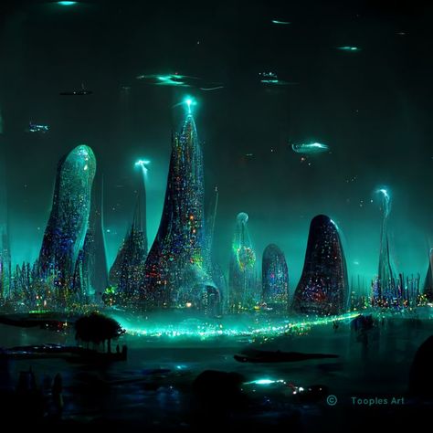 "Alien City" - Digital Art designed by TooplesArt.
Alien City | Alien Design | UFO | Alien Gifts. Available in a range of accessories and prints Alien City, Traveller Rpg, Ufo Art, Alien Artwork, Alien Drawings, Alien Concept, Alien Design, Spaceship Concept, Landscape Concept